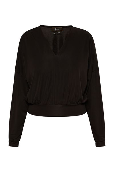 Faina Cropped Langarm-shirt