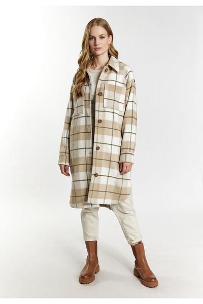 Dreimaster Hemdjacke Mit Karomuster