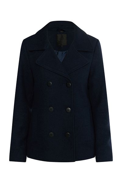 Dreimaster Cabanjacke Aus Wollgemisch