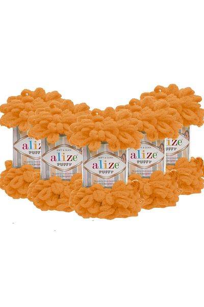 Alize Συσκευασία 5 - 336 Πορτοκάλια - 100 Γρ. 9 Mt. Σχοινί πλεξίματος δακτύλων