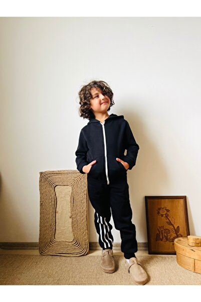 DİVİSTA Unisex Παιδική φόρμα σε μαύρο χρώμα