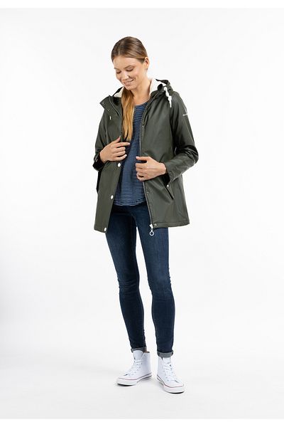 Dreimaster Regenjacke Mit Webpelzfutter