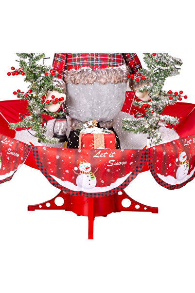 Herdekora Christmas Snow Fountain Santa Claus With Lights And Music 95X120 Cm