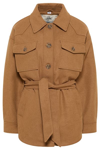 Dreimaster Übergangsjacke Aus Wollgemisch