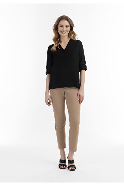 USHA Blusenshirt mit Spitze