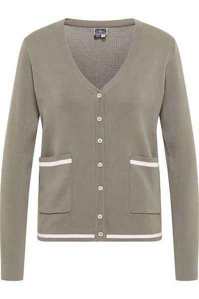 Dreimaster Strickjacke Mit Knöpfen