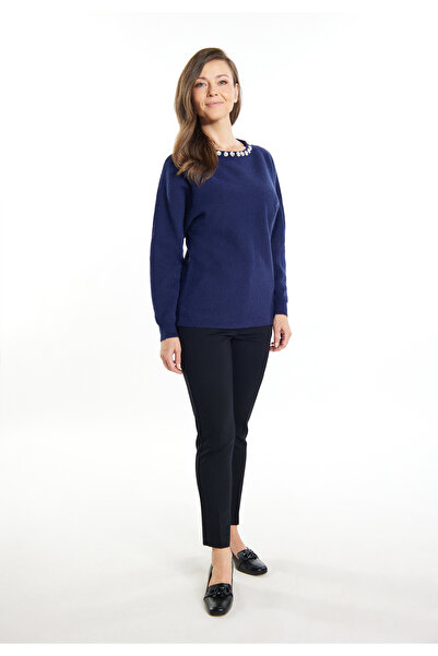 USHA Pullover mit Perlen