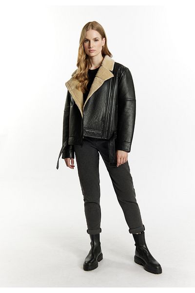 Dreimaster Jacke Aus Leder