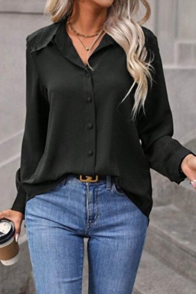 Mossta Black Aerobin Shirt - Buttoned