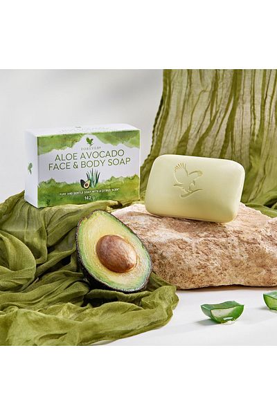 Forever Living Avocado Face & Body Soap 2 Pieces
