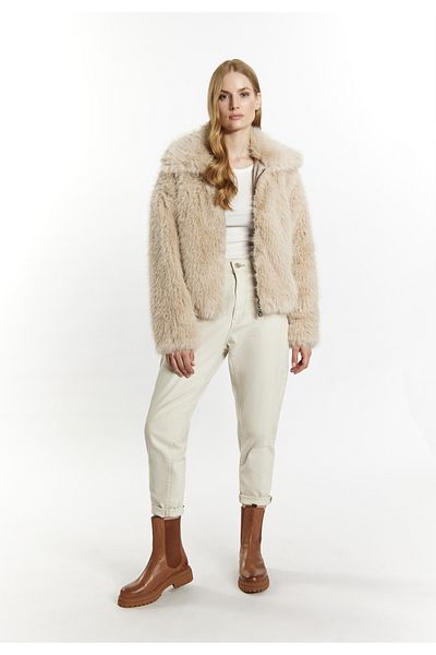 Dreimaster Jacke Aus Webpelz
