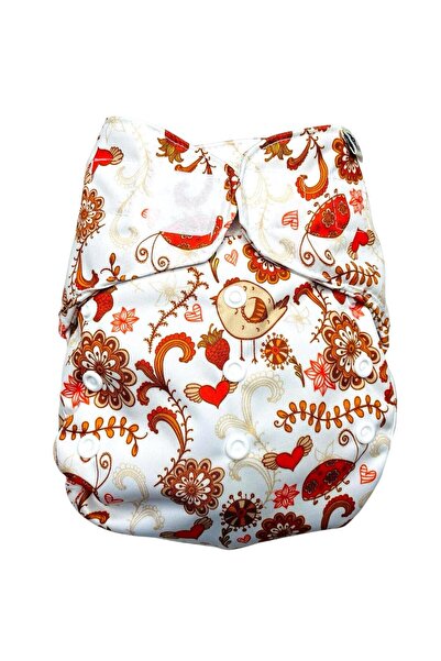 Natural Bebe Store Tek Beden Cover Dış Bez Yıkanabilir Bebek Bezi - Çalıkuşu