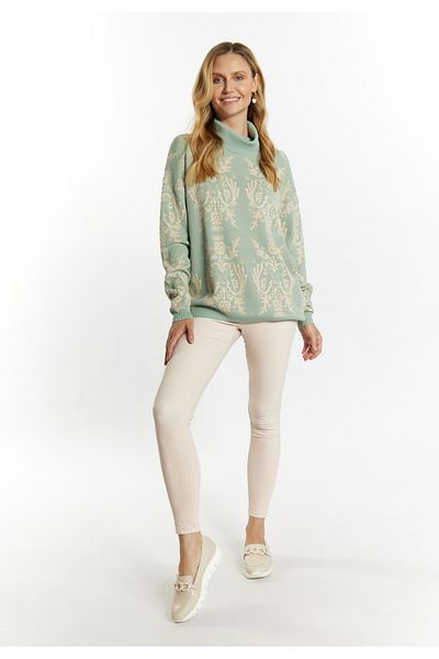 USHA Strick Pullover sivene