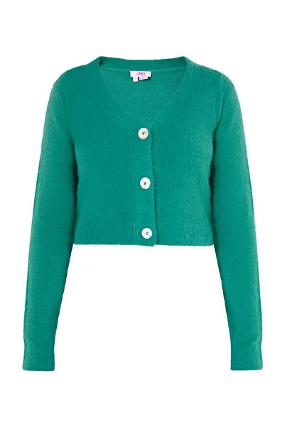 myMo Cropped Strickjacke