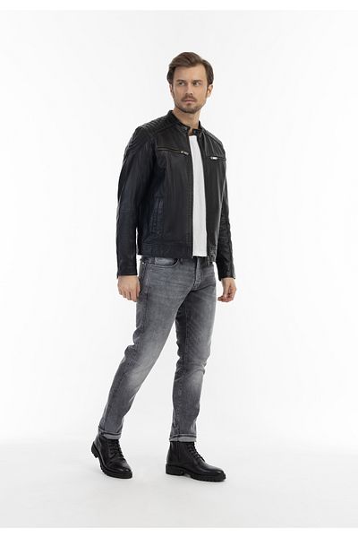 Dreimaster Lederjacke