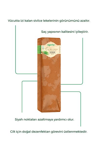 Agarta TeA Tree NAtural HAndmAde SoAp - 1400 gr