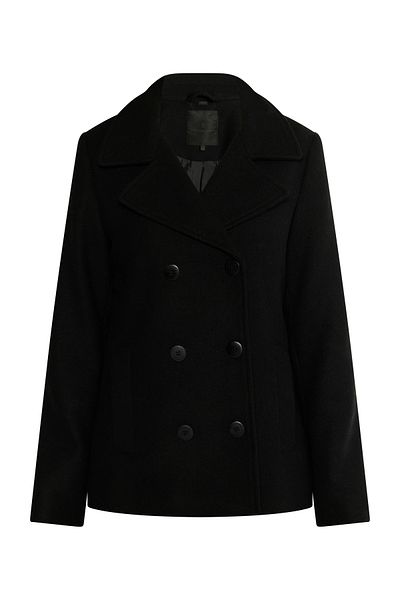 Dreimaster Cabanjacke Aus Wollgemisch