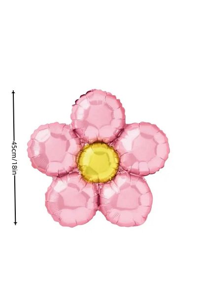 meyaccessories Pink Flower Foil Balloon