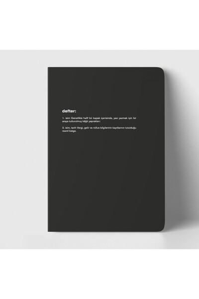 Joo Studio Defter Tanımlı Siyah Defter (noktalı)
