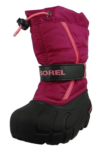Sorel Kinder Stiefel NY1885-684 Childrens Flurry 1855252 Rosa 684 Deep Blush Tropic Pink Textil/Synthetik