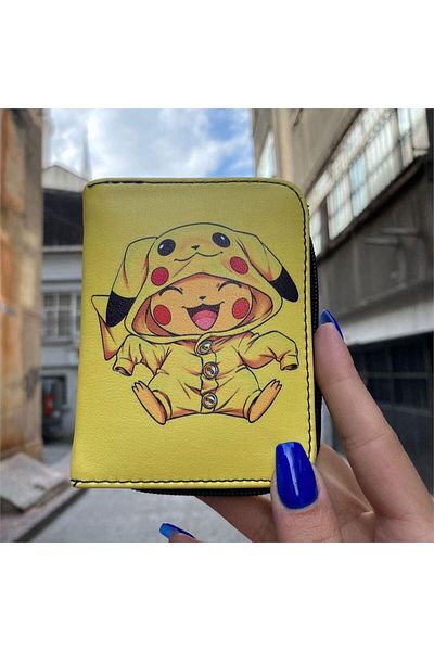 Köstebek Yellow Pokemon Pikachu Baby Short Wallet