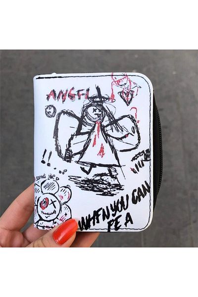 Köstebek Gothic Vintage Preppy Short Wallet