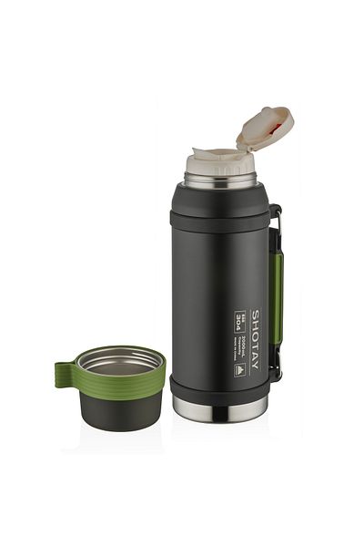Shotay Camper Large Steel Thermos Unisex Flask 2000 Ml. Sht-St-8217-30