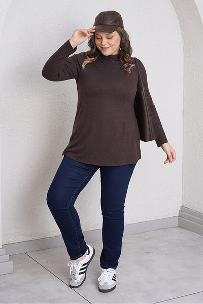 Büyük Moda Waist Belted Jean Trousers