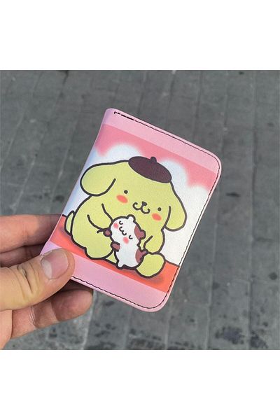 Köstebek Pompompurin Patterned Sanrio Short Wallet