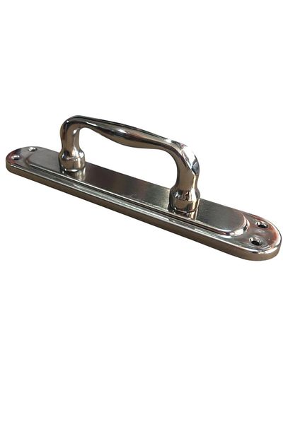 Çelik Kumru Pull Sliding Door Handle Nickel Satin 22 cm