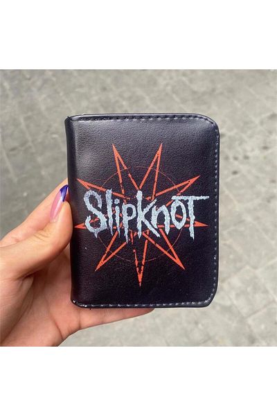 Köstebek Slipknot Short Wallet - Stylish and Functional Design