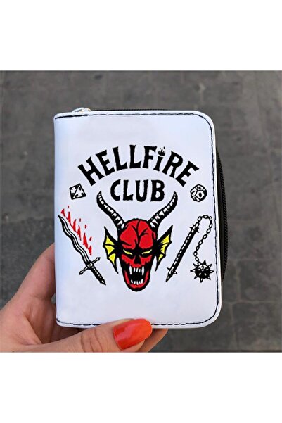 Köstebek Білий Stranger Things 4. Сезон Hellfire Club Короткий гаманець