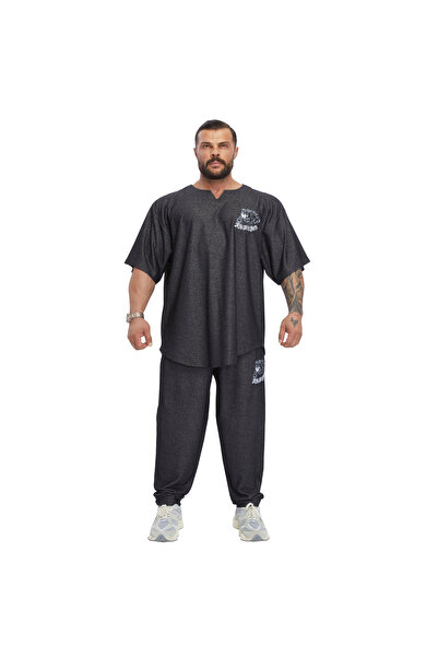 Big Sam Loose Fit Nakışlı Mevsimlik Eşofman Altı Big Sam PNT1407