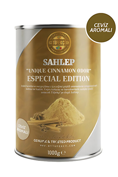 By Tüfekçi Bal Badem Salep Içecek Tozu – Gerçek Şeker, Yoğun Salep, 1000 G