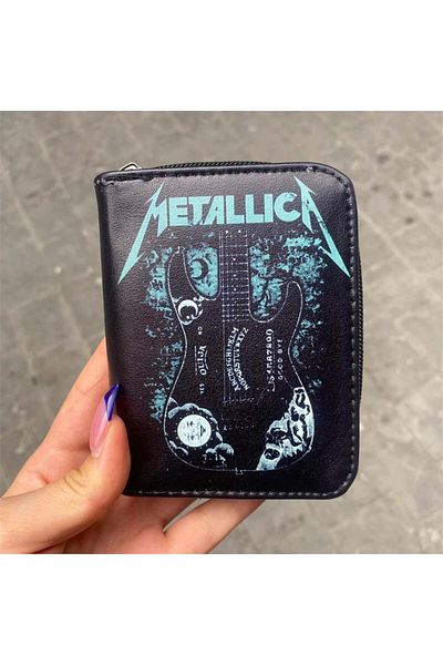 Köstebek Metallica Hammett Guitar Short Wallet