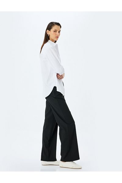 Koton Straight Wide Leg Pocket Sweatpants