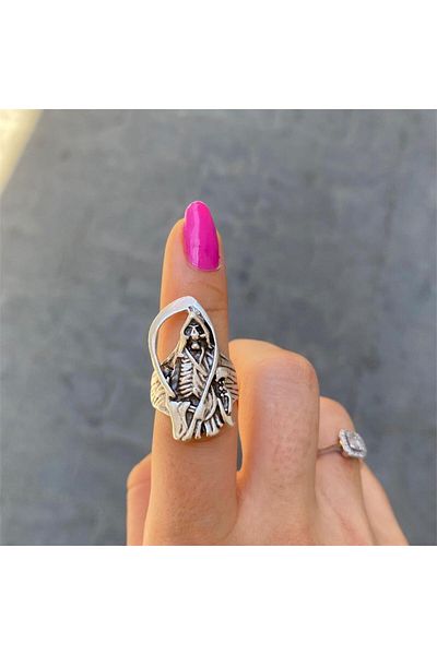 Köstebek Death Angel Adjustable Ring