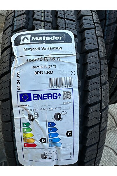 Matador 195/70R15 8PR  104/102R(97T) MPS125 VARİANTAW MATADOR 4MEVSİM (2024)