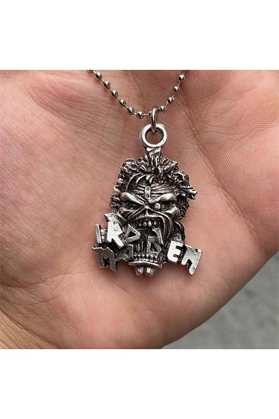 Köstebek Iron Maiden Eddie Necklace