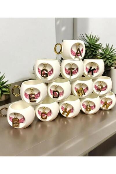 ROY KING Royking Letter Porselen G Harf Kupa 300 ml CMT 011