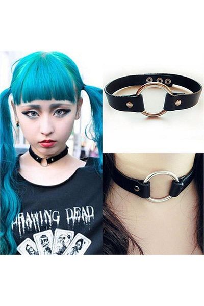Köstebek Ring Leather Leash