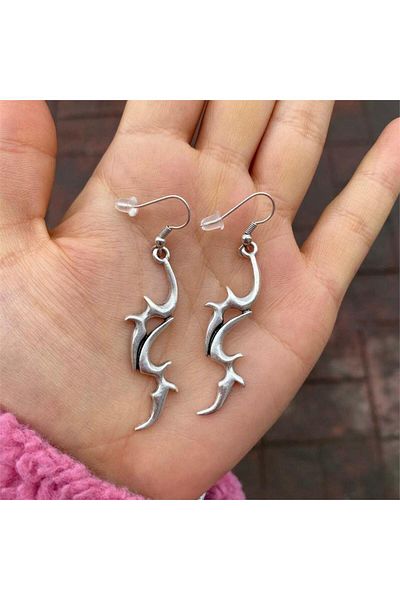 Köstebek Buckhorn Earrings