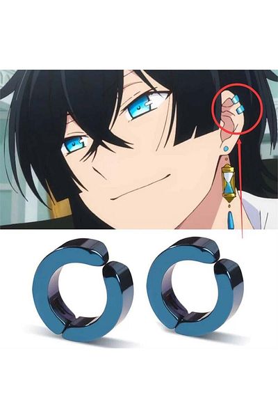 Köstebek Black Anime the Case Study of Vanitas Earrings