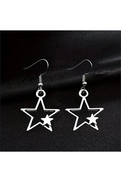 Köstebek Twin Star Earrings