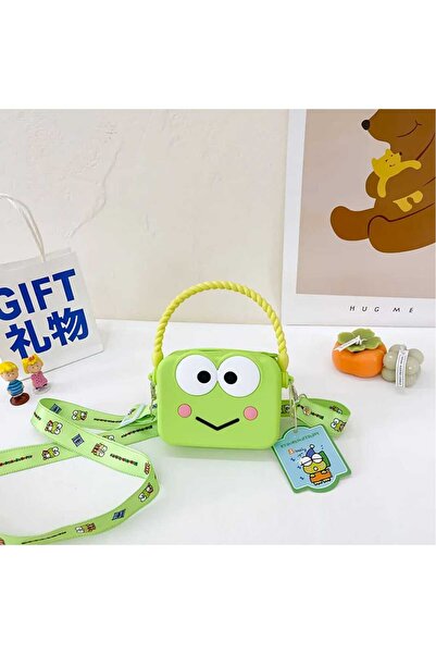 Bakmakistersen Sanrio Kawaii Kuromi Omuz Askılı Çocuk Silikon Çanta Cüzdan Ay...