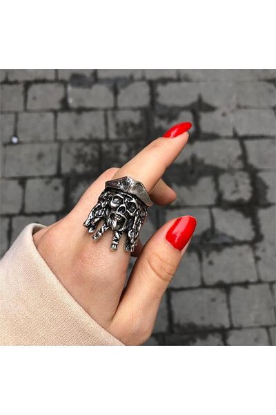 Köstebek Pirate Adjustable Ring