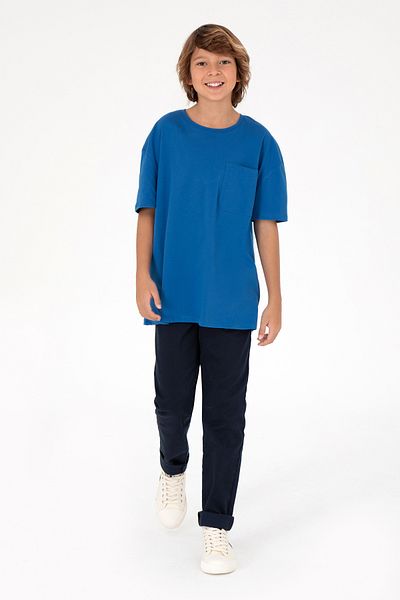 U.S. Polo Assn. Boy's Navy Blue Canvas Pants 50298565 -Vr033