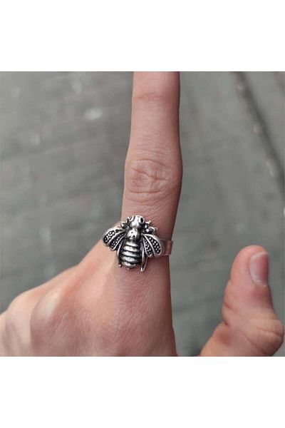 Köstebek Bee Figured Ring