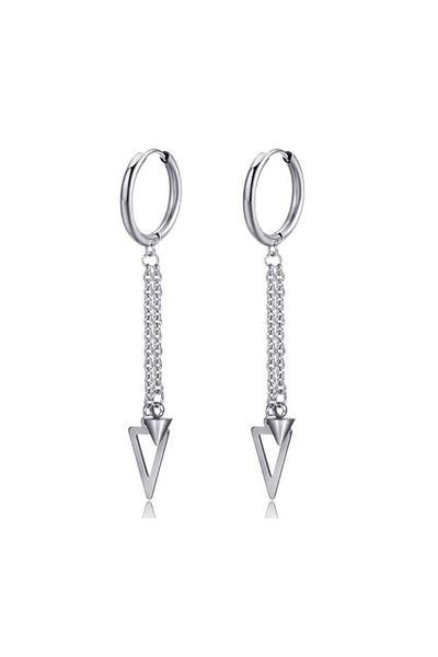 Köstebek K-Pop Spike Triangle Single Earrings