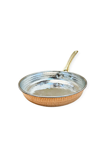 EFEMİR Single Handle Forged Copper Pan 23 cm